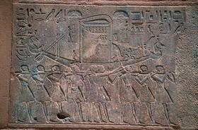 Ритуальное шествие с ладьей Амона. Карнак. Египет