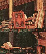 В. Карпаччо. Видение святого Августина. 1490–1495. Фрагмент