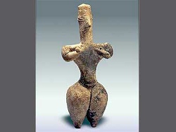  Женская статуэтка из Верии (Греция, VI-V тыс. до н.э.)