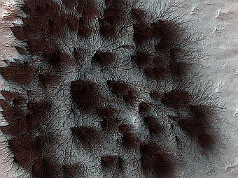 Марсианские волосы. Фото NASA