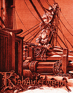 Клабаутерман. Иллюстрация из книги адмирала Л. фон Хенке «В море»