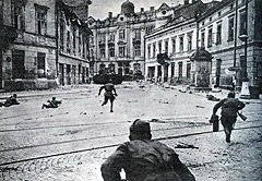 Бой на улицах Львова. 1944 