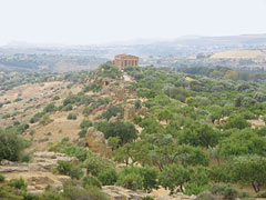 Агриджент. Вид на долину храмов. Храм Согласия