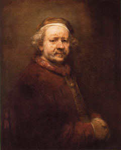 Рембрандт. Автопортрет. 1669