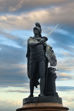 Памятник А. В. Суворову в образе римского бога Марса. Санкт-Петербург