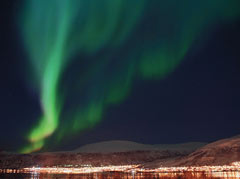Северное сияние Aurora Borealis. Тромсё, Норвегия