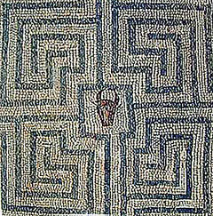 Прекрасные мозаики-лабиринты оставили после себя римляне в древнем Конимбриге (Португалия)