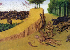 Битва в Ронсевальском ущелье в 778 году. Смерть Роланда