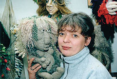 Татьяна Калинина (1954-2001) и один из ее дивиков