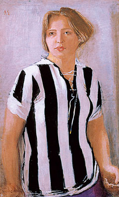 А. Н. Самохвалов Девушка в футболке. 1932