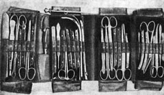 Карманный набор инструментов, принадлежавших Н. И. Пирогову
