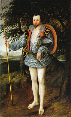Маркус Герартс II. Портрет капитана Томаса Ли. 1594