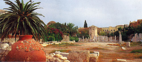 В античные времена центром общественной жизни в греческих городах была агора - рыночная площадь