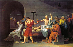 Жак-Луи Давид. Смерть Сократа. 1787