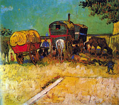 В. ван Гог. Цыганский табор