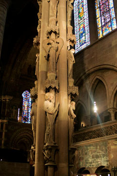 Колонна ангелов из Страсбургского кафедрального собора
