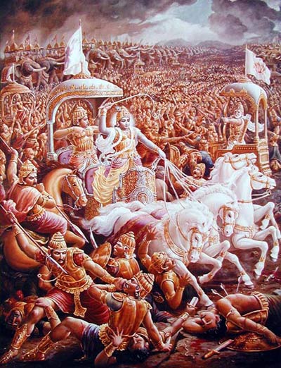 "Махабхарата". Битва на поле Курукшетра.