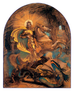 Святой Георгий побеждающий дракона