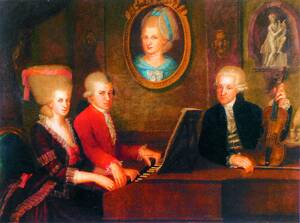 Портрет семьи Моцартов
