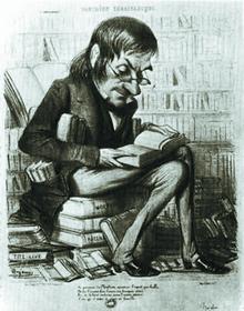 У. Баркер. Карикатура на Шарля Нодье