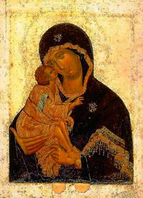 Феофан Грек (?). Донская икона Богоматери. 1380-1390-е