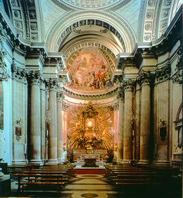 Церковь Санта-Мария ин Кампителли в Риме. Архитектор К. Райнальди