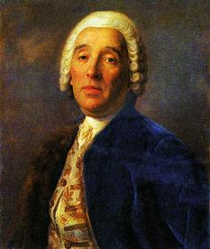 П. Ротари. Портрет архитектора Бартоломео Растрелли. Вторая половина 1750 — начало 1760-х