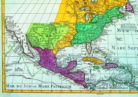 Карта Калифорнии. XIX век 