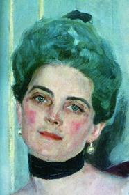 Портрет З. Н. Юсуповой. Фрагмент. 1900–1902 