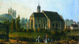 Церковь в селении Гейлигенштадт, в котором Бетховен написал Гейлигенштадское завещание. В этом документе он выразил свое отчаяние, вызванное наступающей глухотой