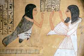 Взвешивание сердца на Суде Осириса. Папирус Ани. Фрагмент. В Древнем Египте птица (обычно ласточка или сокол) с человеческой головой олицетворяла Душу — светящуюся нематериальную часть человека.