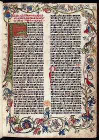 Первая печатная Библия Гутенберга
